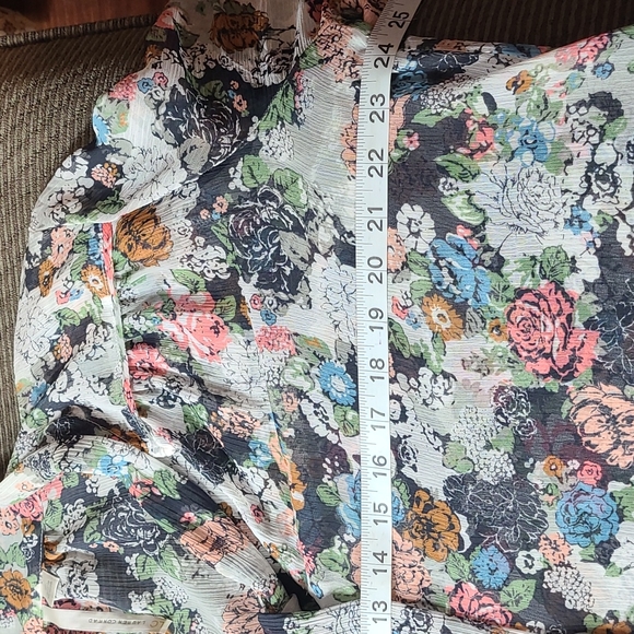 Lauren Conrad Floral Sash Tie Blouse - Picture 10 of 13